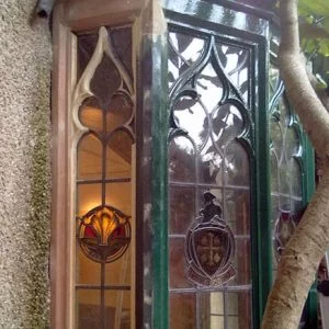 Repair Gothic Bay Window. - Parsonage Gardens, Didsbury, Manchester - Sash Window Specialist North West UK