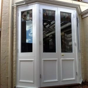 Period Door Repaired & Glazing Upgraded with Comfort Hush Laminated Glass