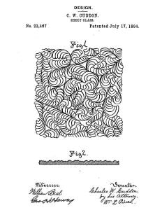 1894 USA Patent 'Arabesque'